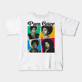 Pam Grier Comics Black Kids T-Shirt